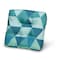Classic Accessories 19" x 19" x 5" Seat Cushions, Blue Lagoon Geo, 2PK DCBLCH19195-2PK - alternate 2